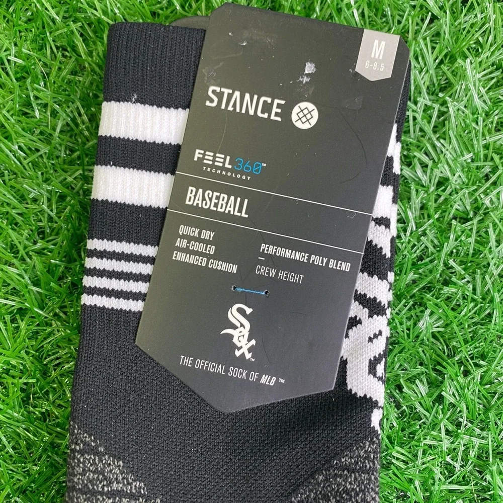 Chicago White Sox Stance Diamond Pro Mens Crew Socks Sz M 6-8.5